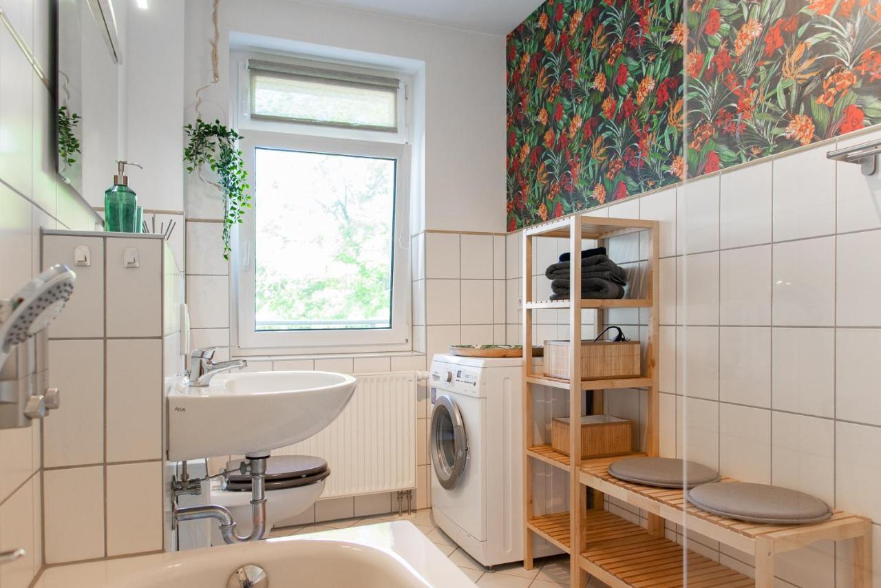 Stilvolles Apartment - Balkon, Netflix, Nespresso, Zentral, Messe Chemnitz Dış mekan fotoğraf