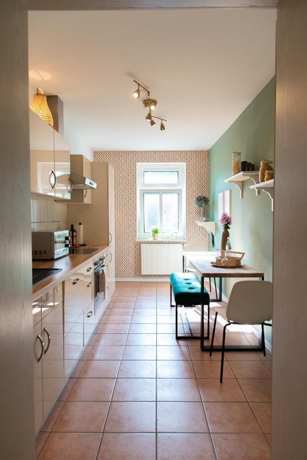Stilvolles Apartment - Balkon, Netflix, Nespresso, Zentral, Messe Chemnitz Dış mekan fotoğraf