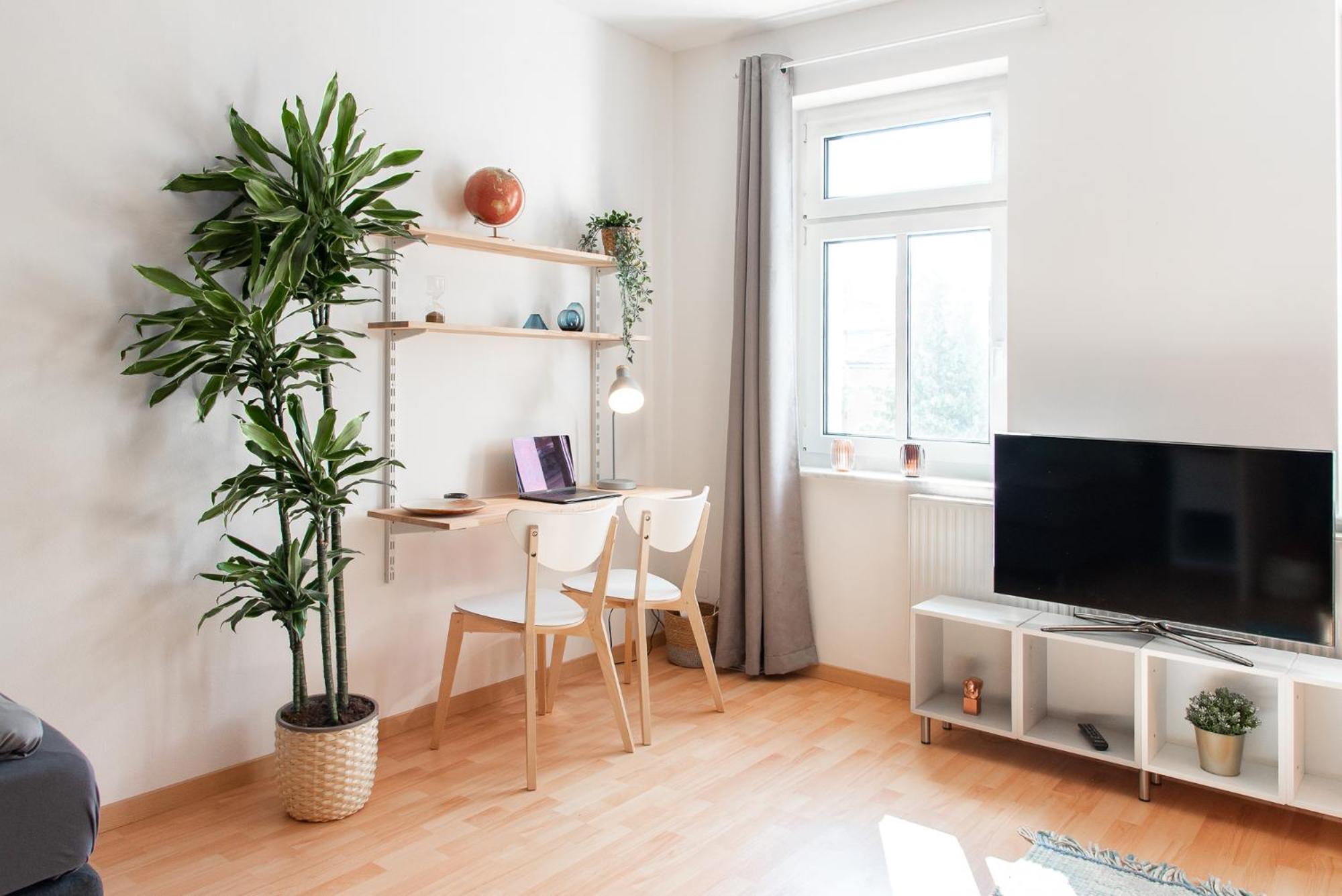 Stilvolles Apartment - Balkon, Netflix, Nespresso, Zentral, Messe Chemnitz Dış mekan fotoğraf